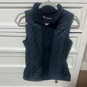 Athleta Dark Teal/ Blue Quilted Vest